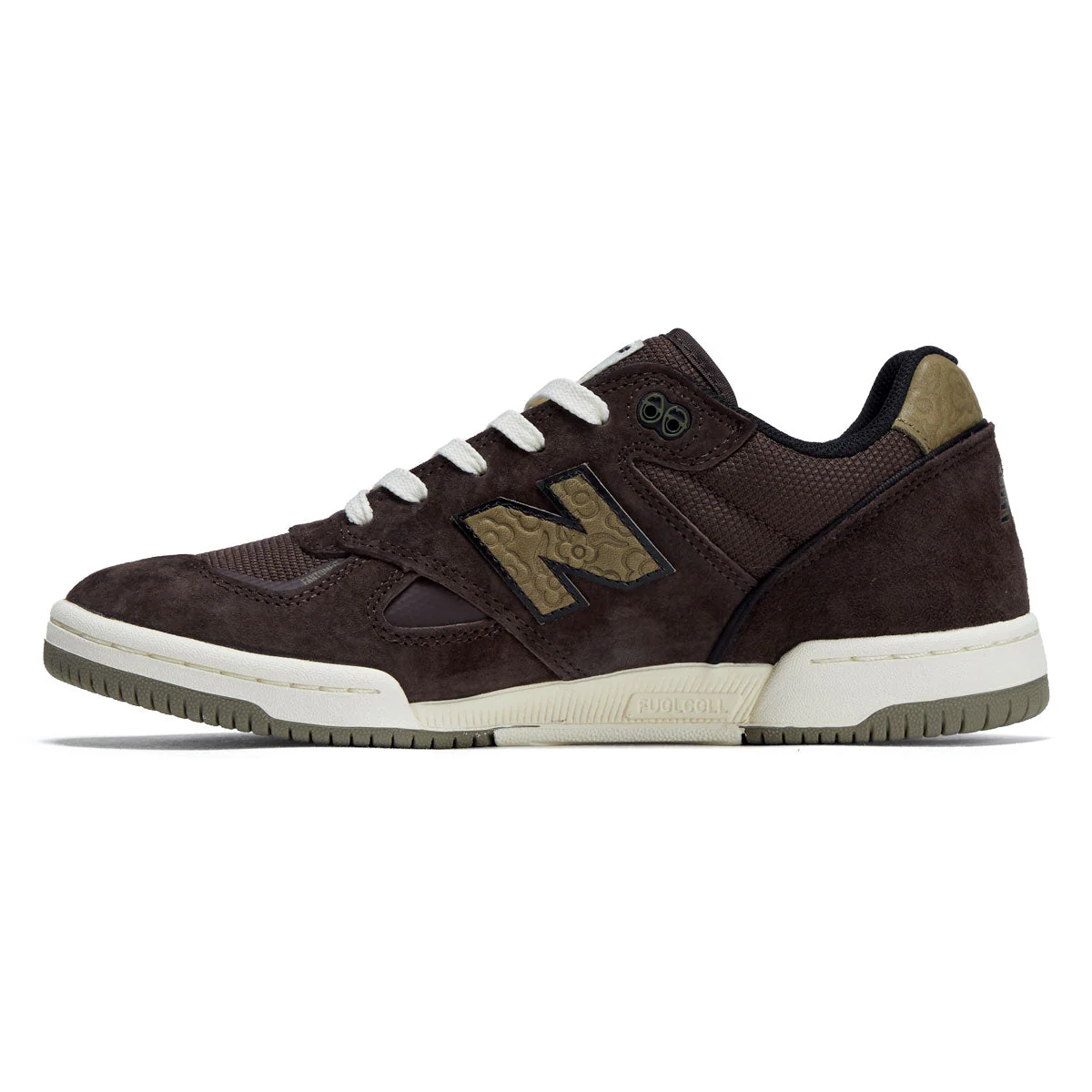 New Balance x Krooked Tom Knox 600 Shoes - Chocolate/Olive - Image 2