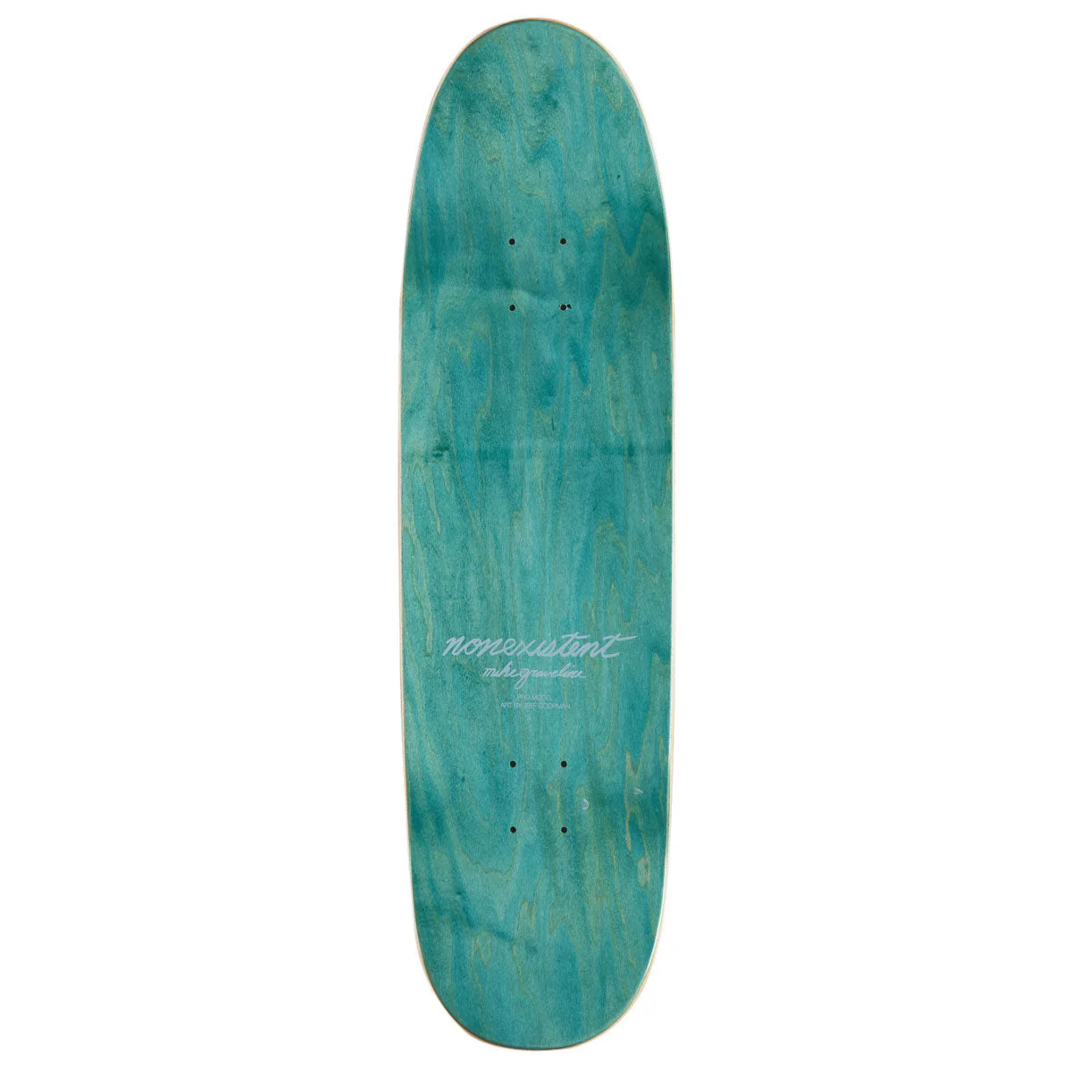 Nonexistent Mike Graveline Computer Pro Hybrid Football Shape Skateboard Deck - 8.75" - Image 2