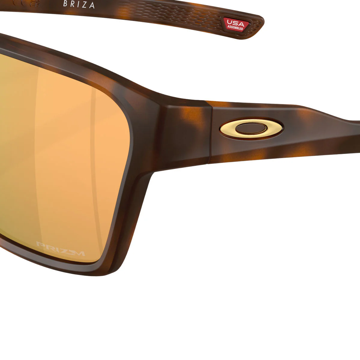 Oakley Briza Sunglasses - Matte Tort Dark Amber/PRIZM Rose Gold Lens - Image 5