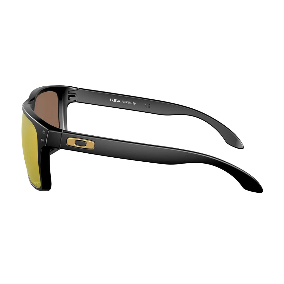 Oakley Holbrook XL Sunglasses - Matte Black/PRIZM 24k Polarized Lens - Image 3