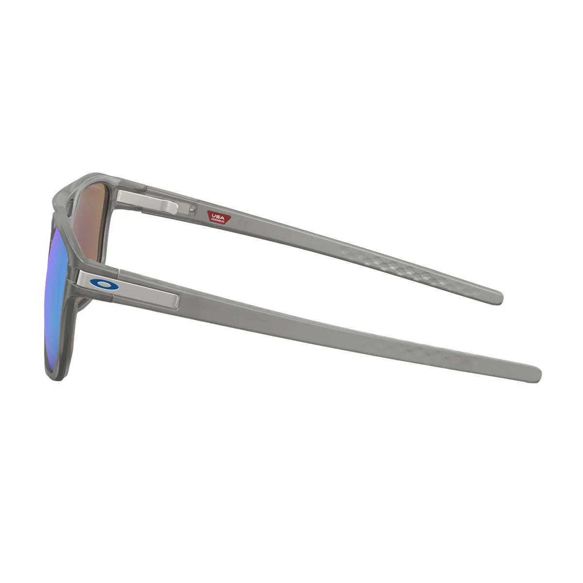 Oakley Latch Beta Sunglasses - Matte Grey Ink/PRIZM Sapphire Polarized Lens - Image 3