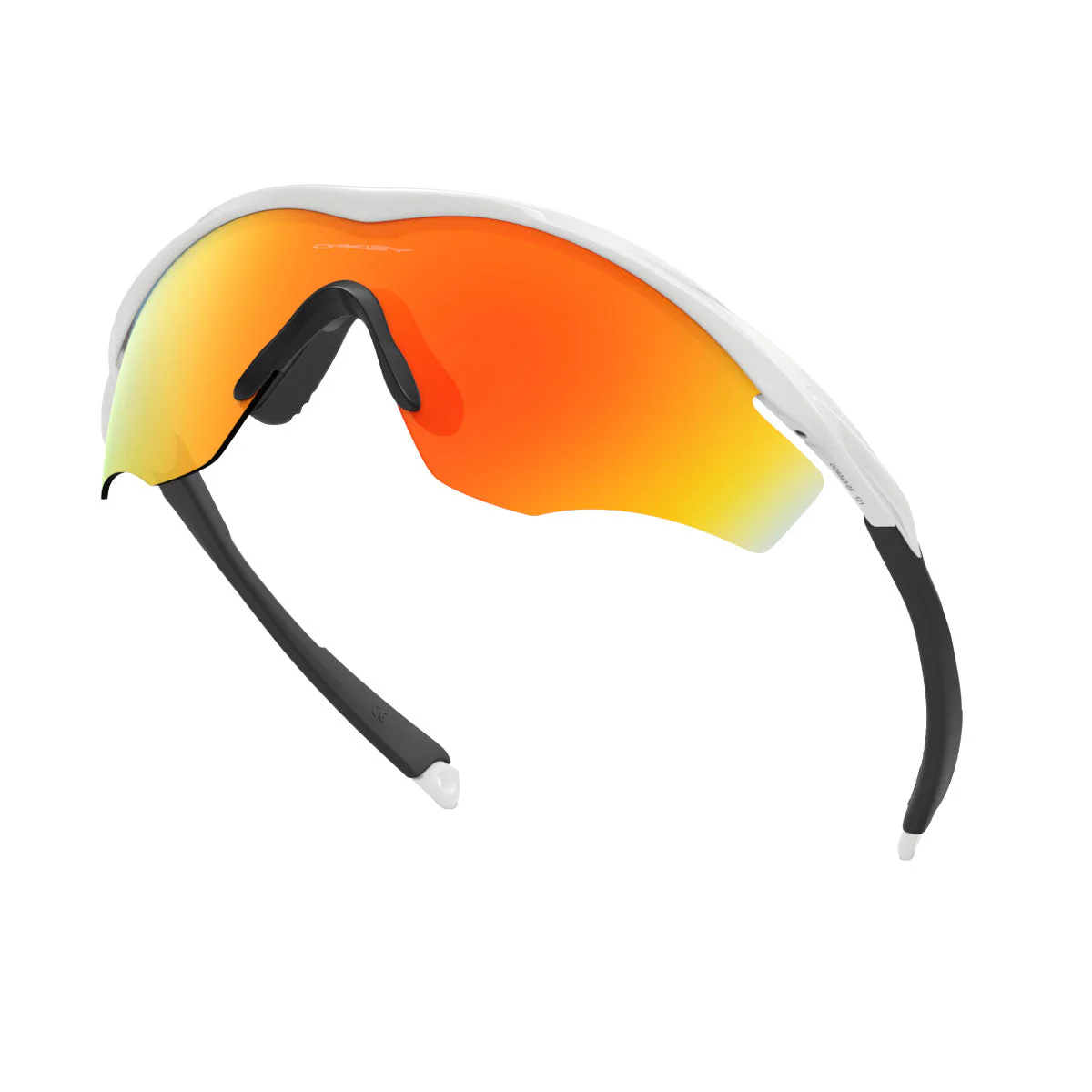 Oakley M2 Frame XL Sunglasses - Polished White/Fire Iridium Lens - Image 5