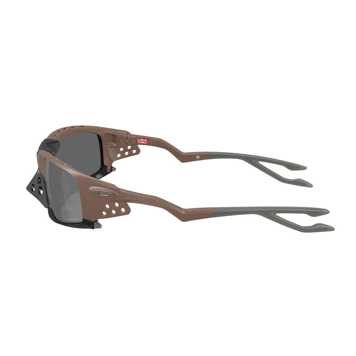 Oakley Plantaris SQ Sunglasses - Matte Mahogany/PRIZM Black Lens - Image 3