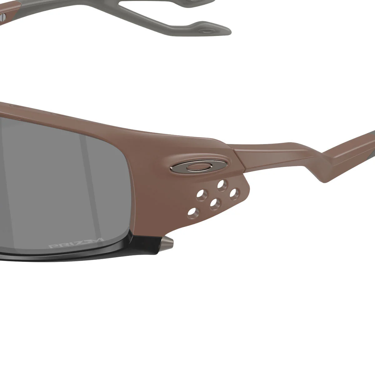 Oakley Plantaris SQ Sunglasses - Matte Mahogany/PRIZM Black Lens - Image 5