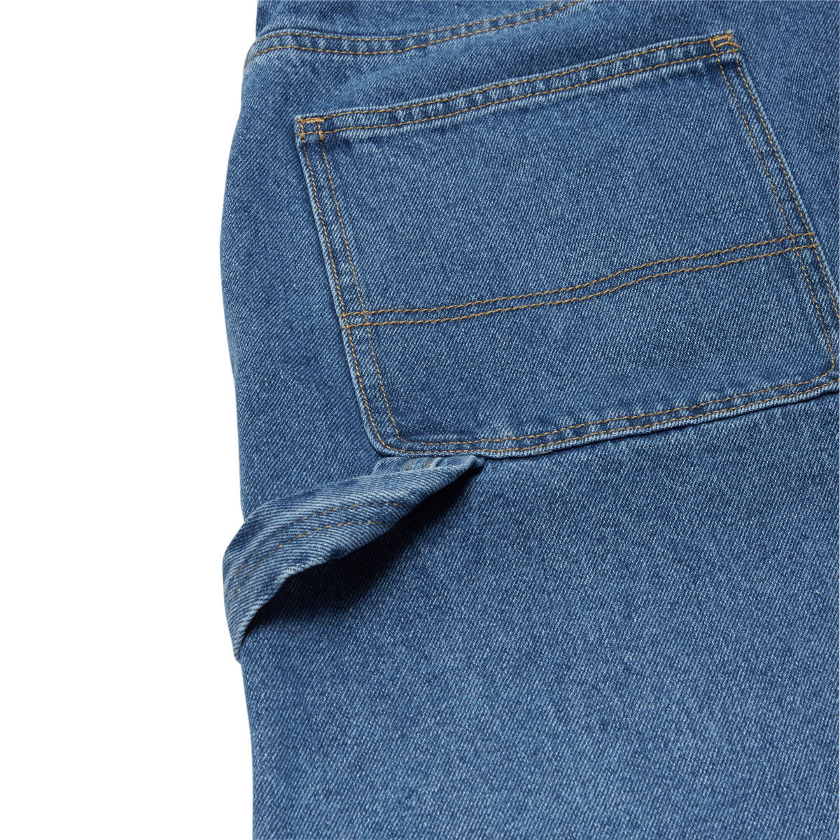 Obey Bigwig Carpenter Denim Shorts - Light Indigo Classic - Image 5