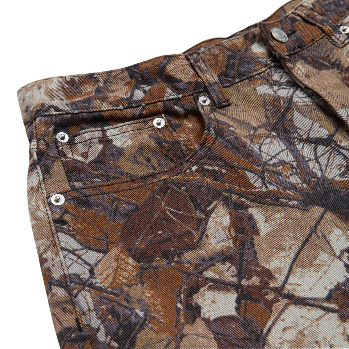 Obey Classic Baggy Denim Jeans - Fence Camo Multi - Image 4