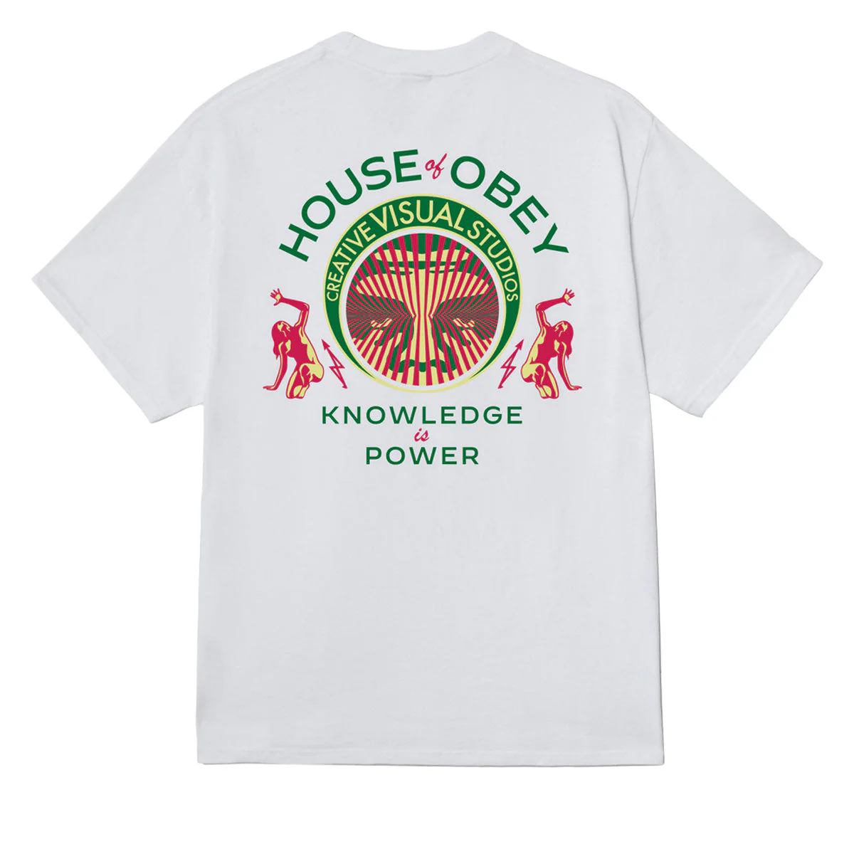 Obey Knowledge Is Power T-Shirt - White