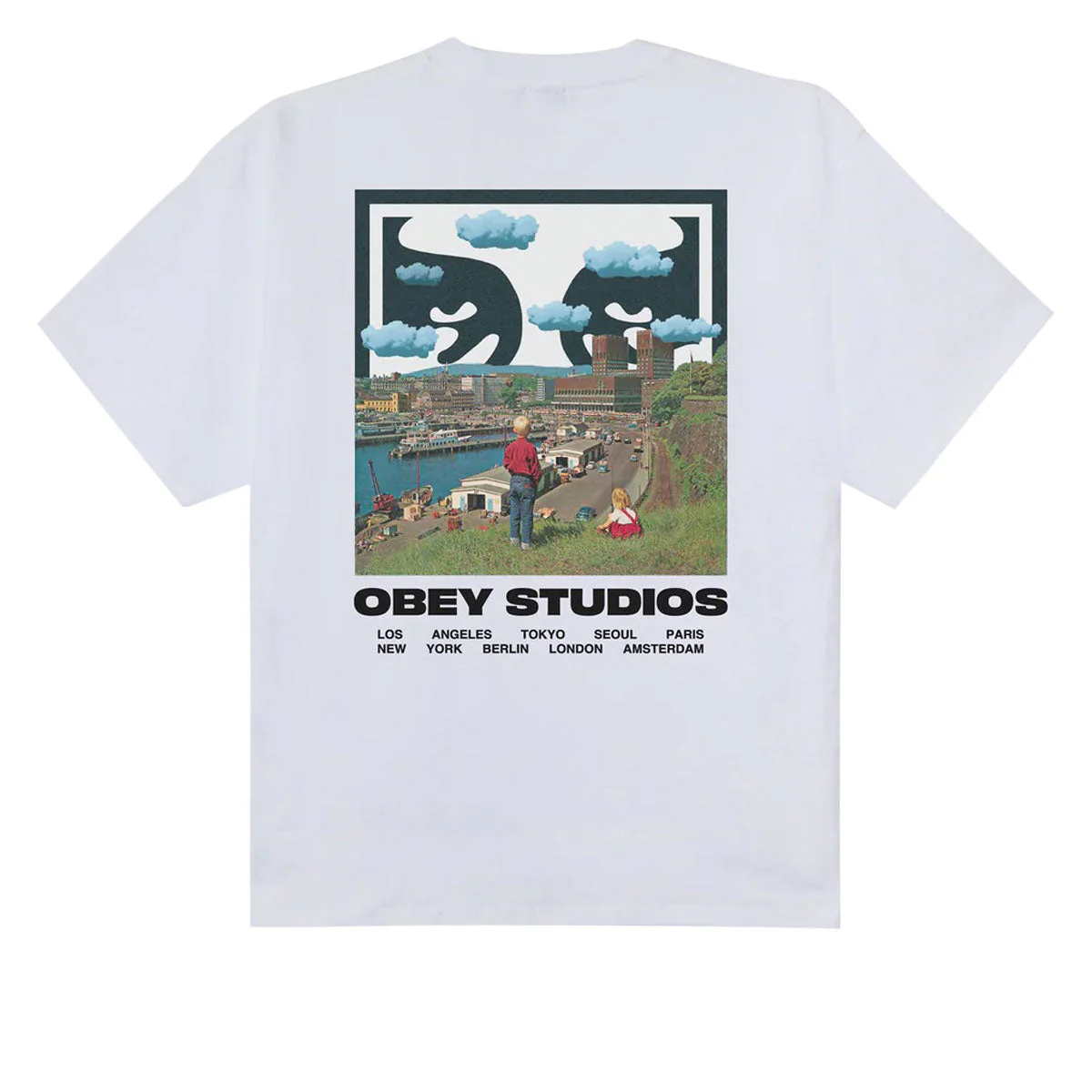 Obey Sky Face T-Shirt - White - Image 2