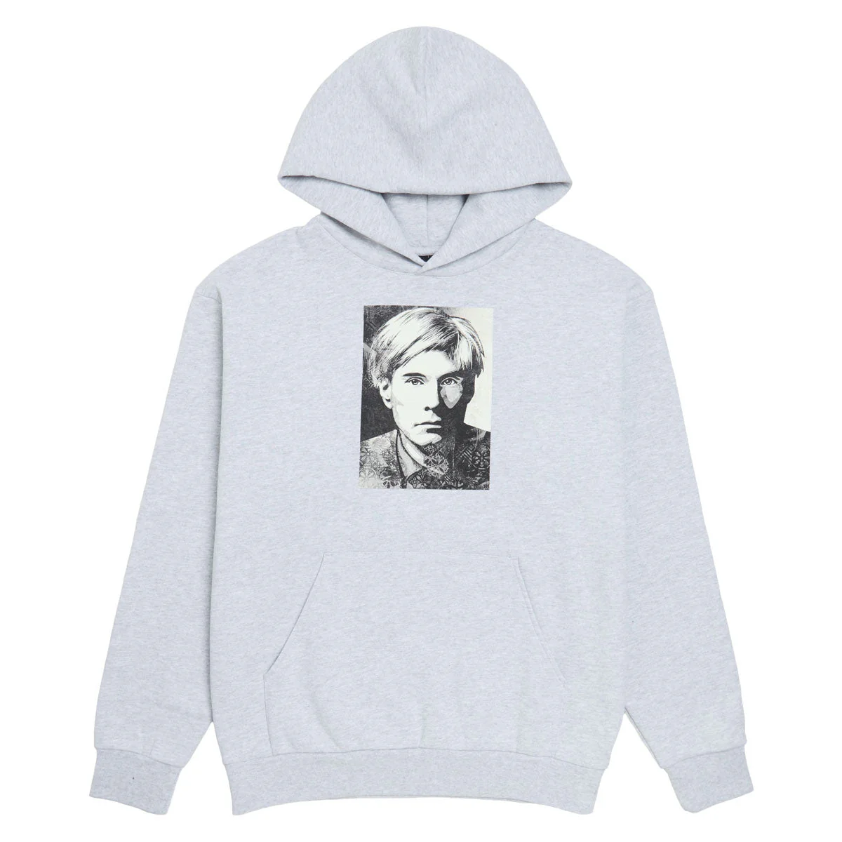 Obey Warhol Hoodie - Heather Grey