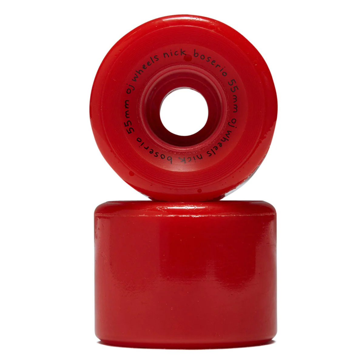 OJ Nick Boserio Holy Angels Mini Super Juice 78a Skateboard Wheels - Red - 55mm - Image 2