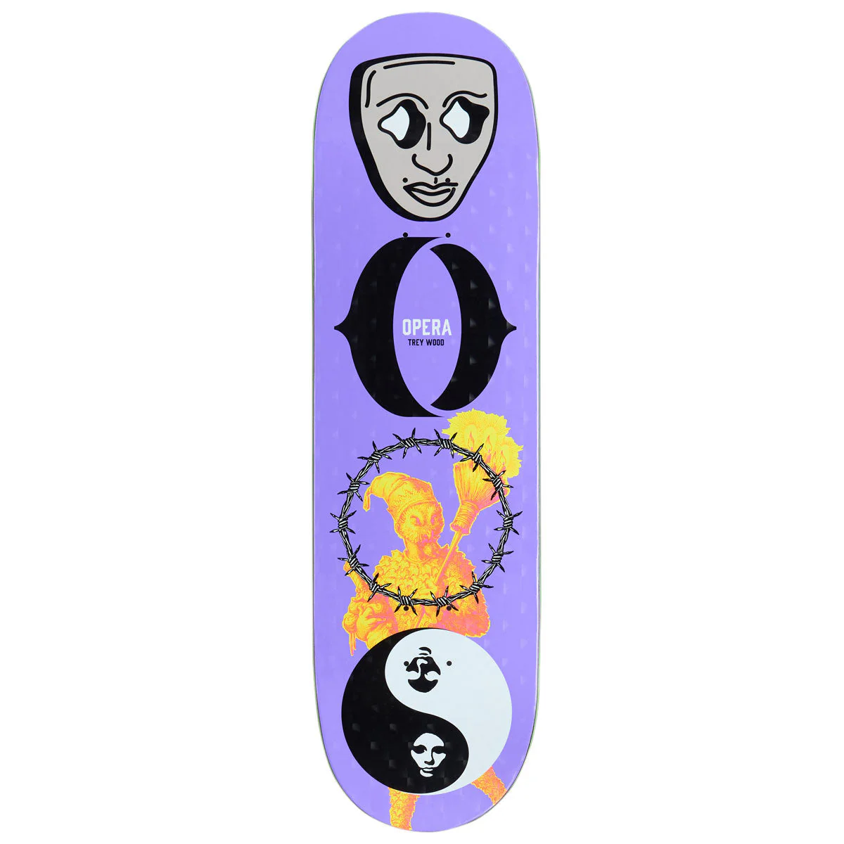 Opera Trey Wood Piece EX7 Skateboard Deck - 8.75"