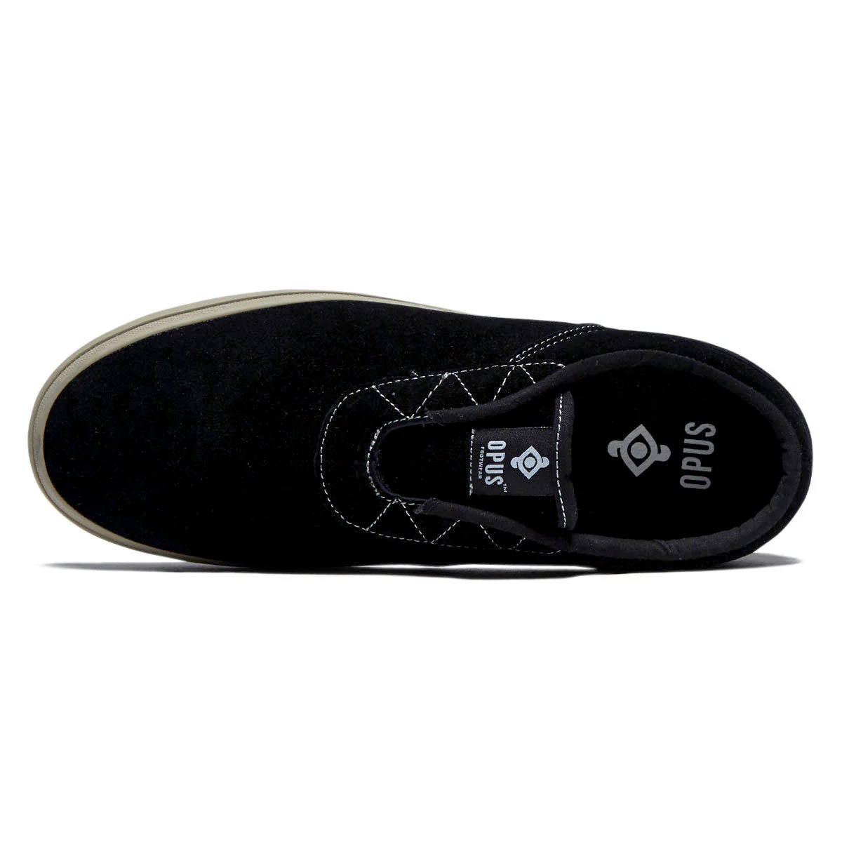 Opus Honey Slip Shoes - Black/Cream Suede - Image 3