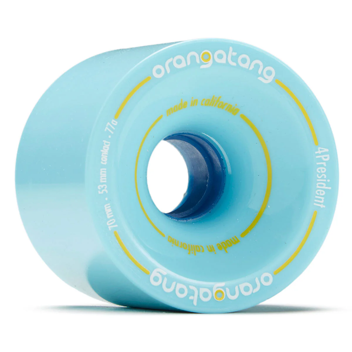 Orangatang 4 President 77a Longboard Wheels - Blue - 70mm