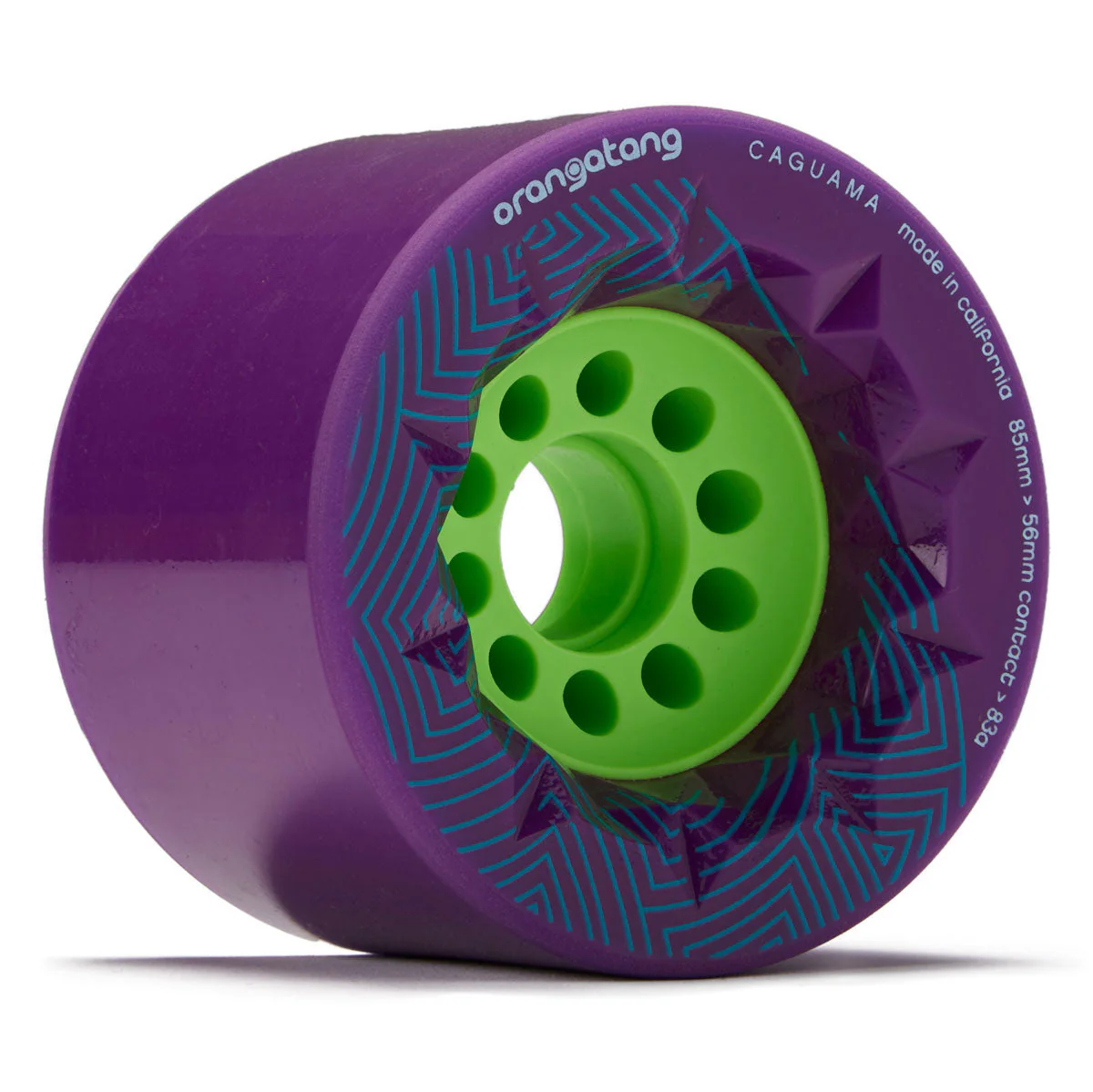 Orangatang Caguama 83a Longboard Wheels - Purple - 85mm