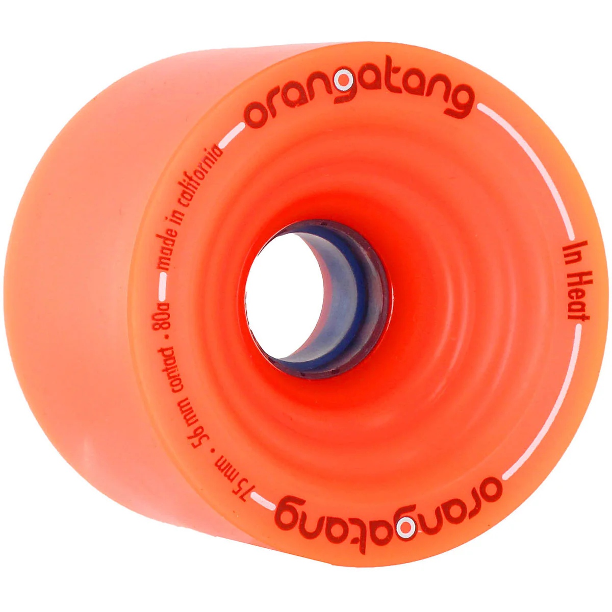 Orangatang In Heat 80a Longboard Wheels - Orange - 75mm