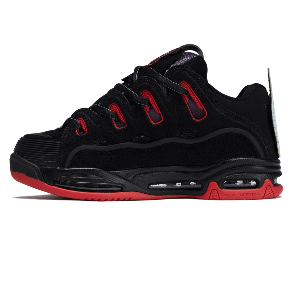 Osiris D3 2001 Shoes - Black/Red/Velcro - Image 2