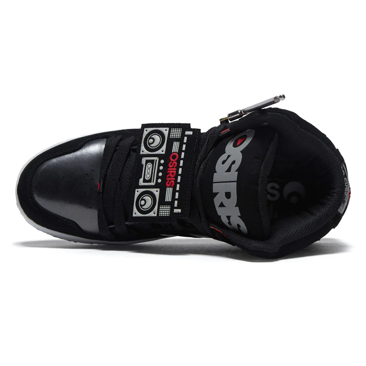 Osiris NYC 83 CLK Shoes - Black/Red/Boombox - Image 3