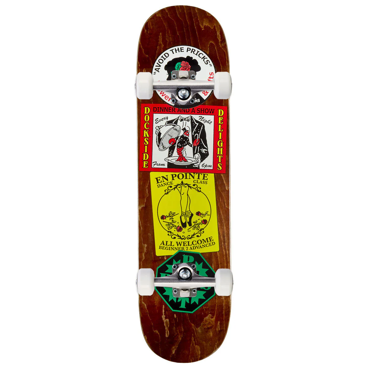 Passport Coaster Series Flowers And Gifts Skateboard Complete - 8.125"