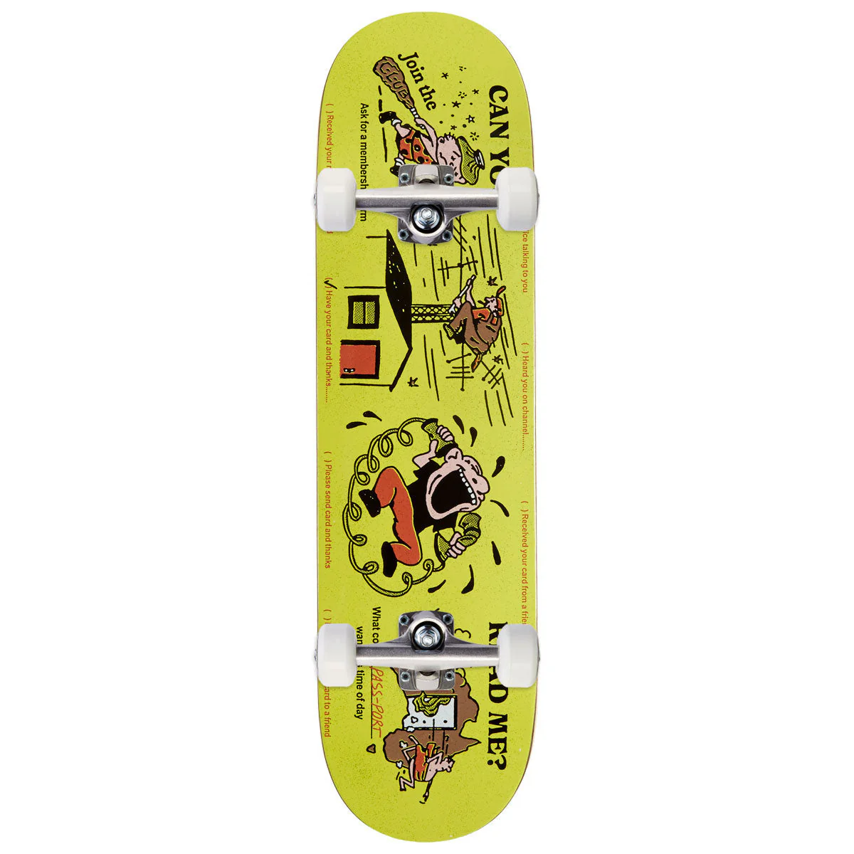 Passport Eyeball Series Can You Read Me Skateboard Complete - 8.25"