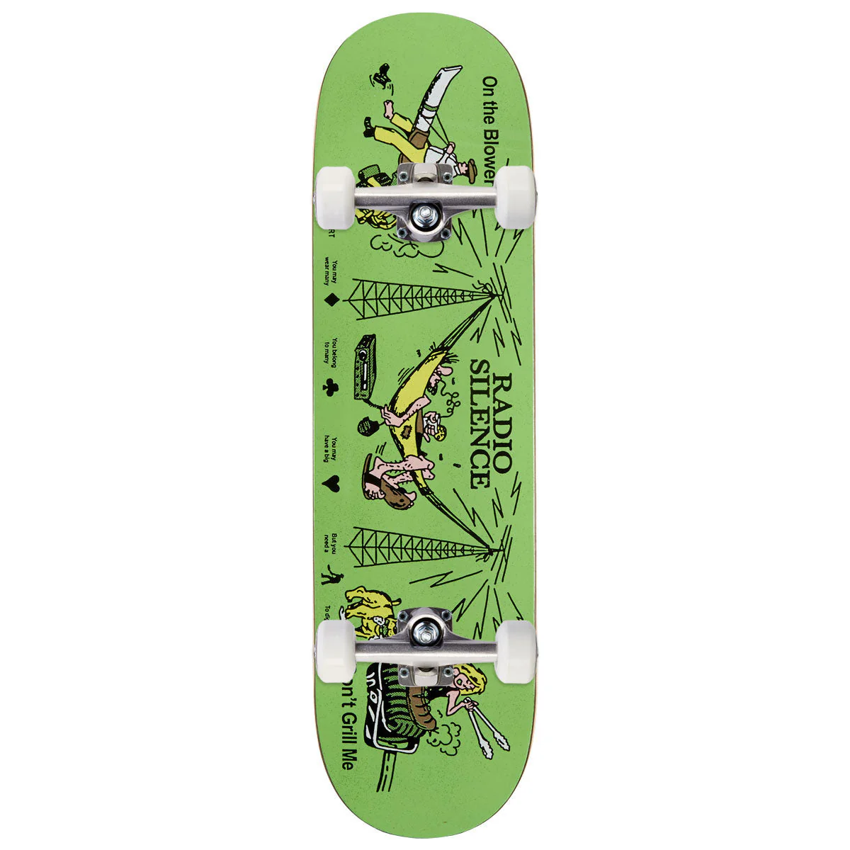 Passport Eyeball Series Radio Silence Skateboard Complete - 8.50"