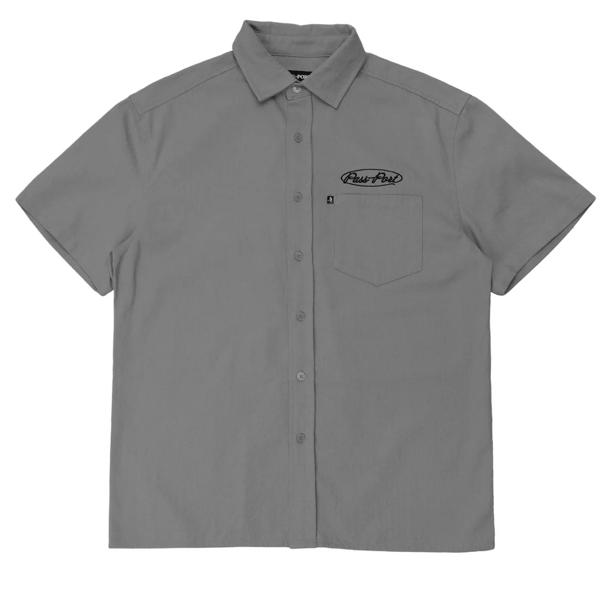 Passport Ovalit Herringbone Shirt - Grey