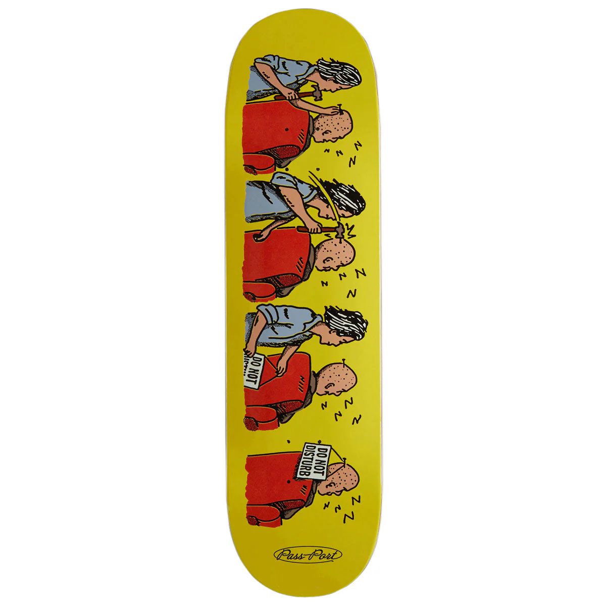 Passport Over It Series DND Skateboard Deck - 8.25"