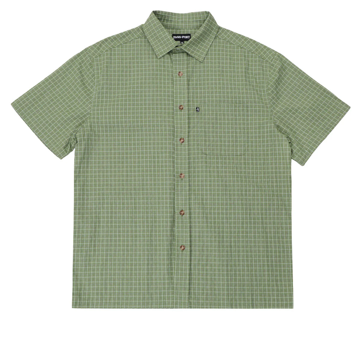 Passport Workers Check Shirt - Sage