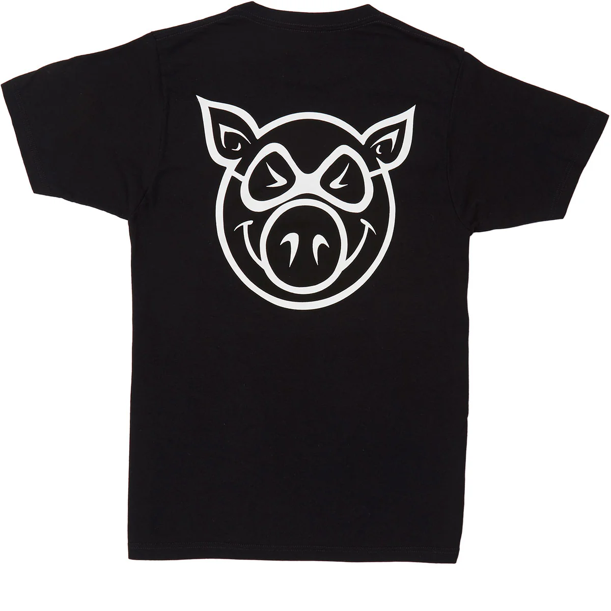 Pig F and B Head T-Shirt - Black