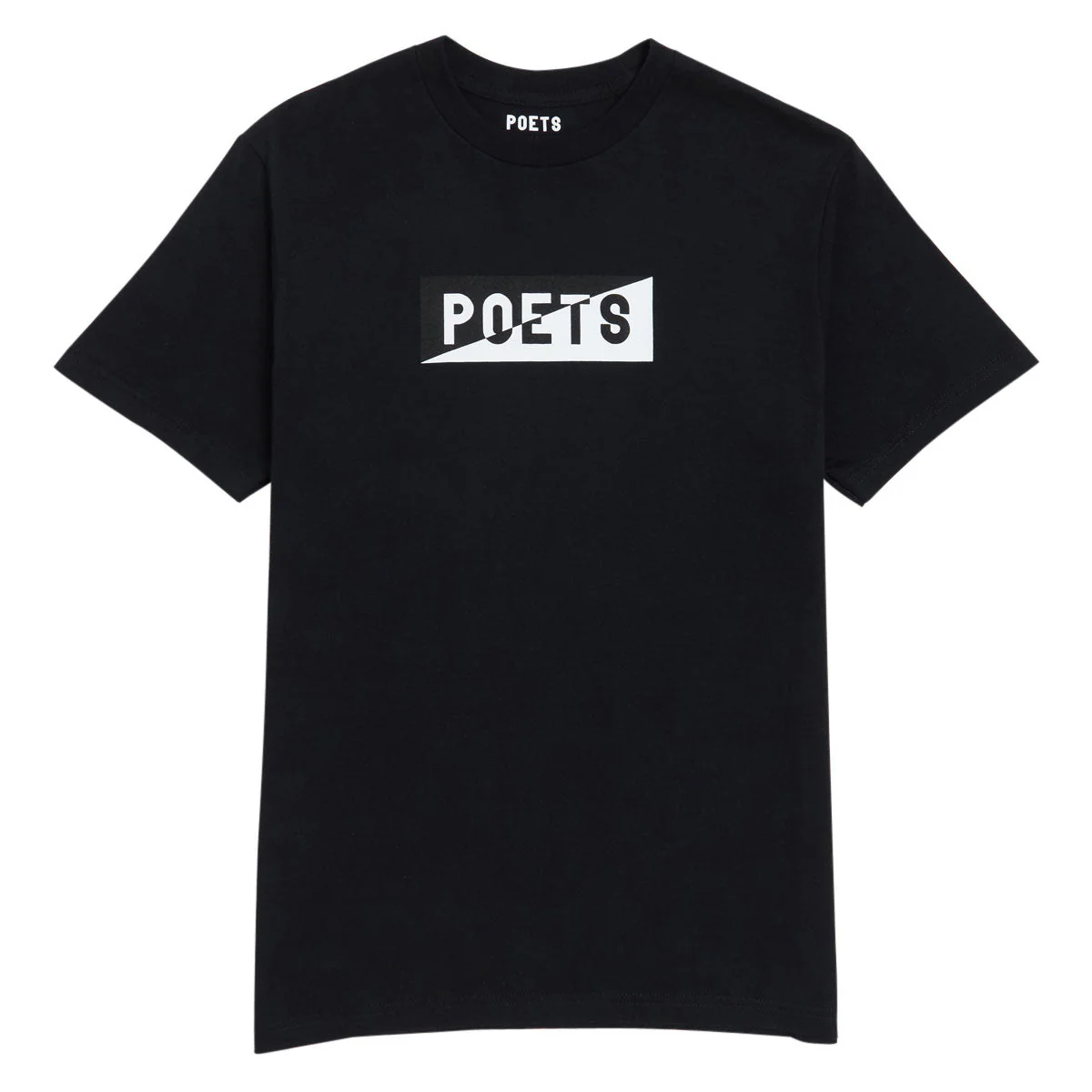 Poets Cinzano Screened T-Shirt - Black