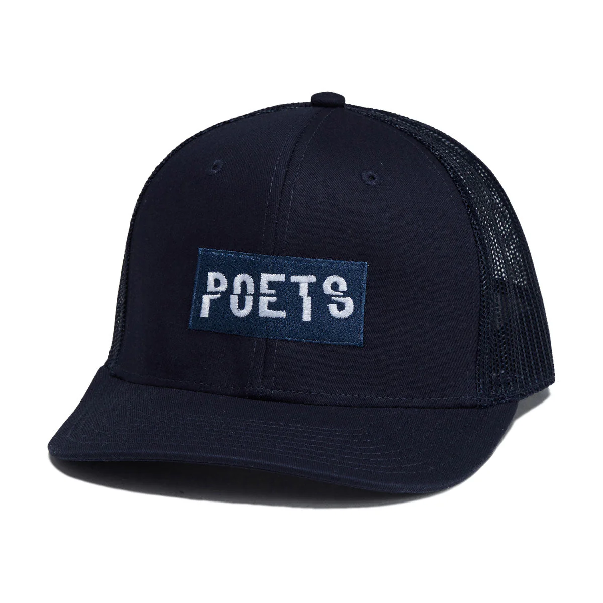 Poets OG Split Trucker Hat - Black