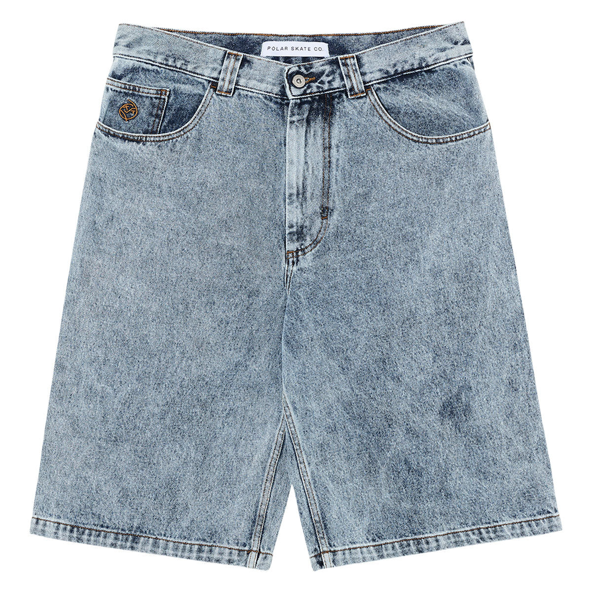 Polar Big Boy Shorts - Heavy Washed Blue