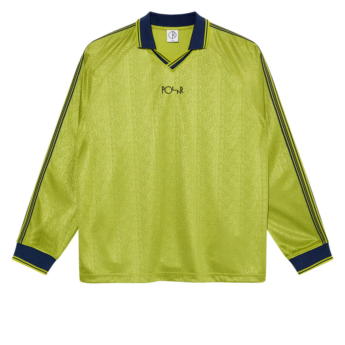 Polar Davie Long Sleeve Shirt - Peridot/Dark Blue