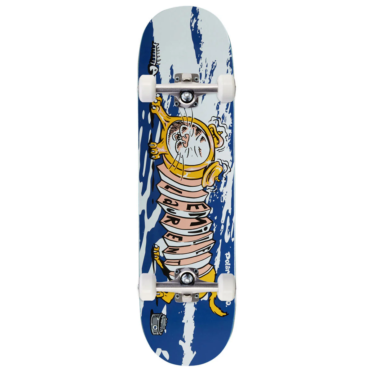 Polar Emile Laurent Accordion Dog Skateboard Complete - 8.375"