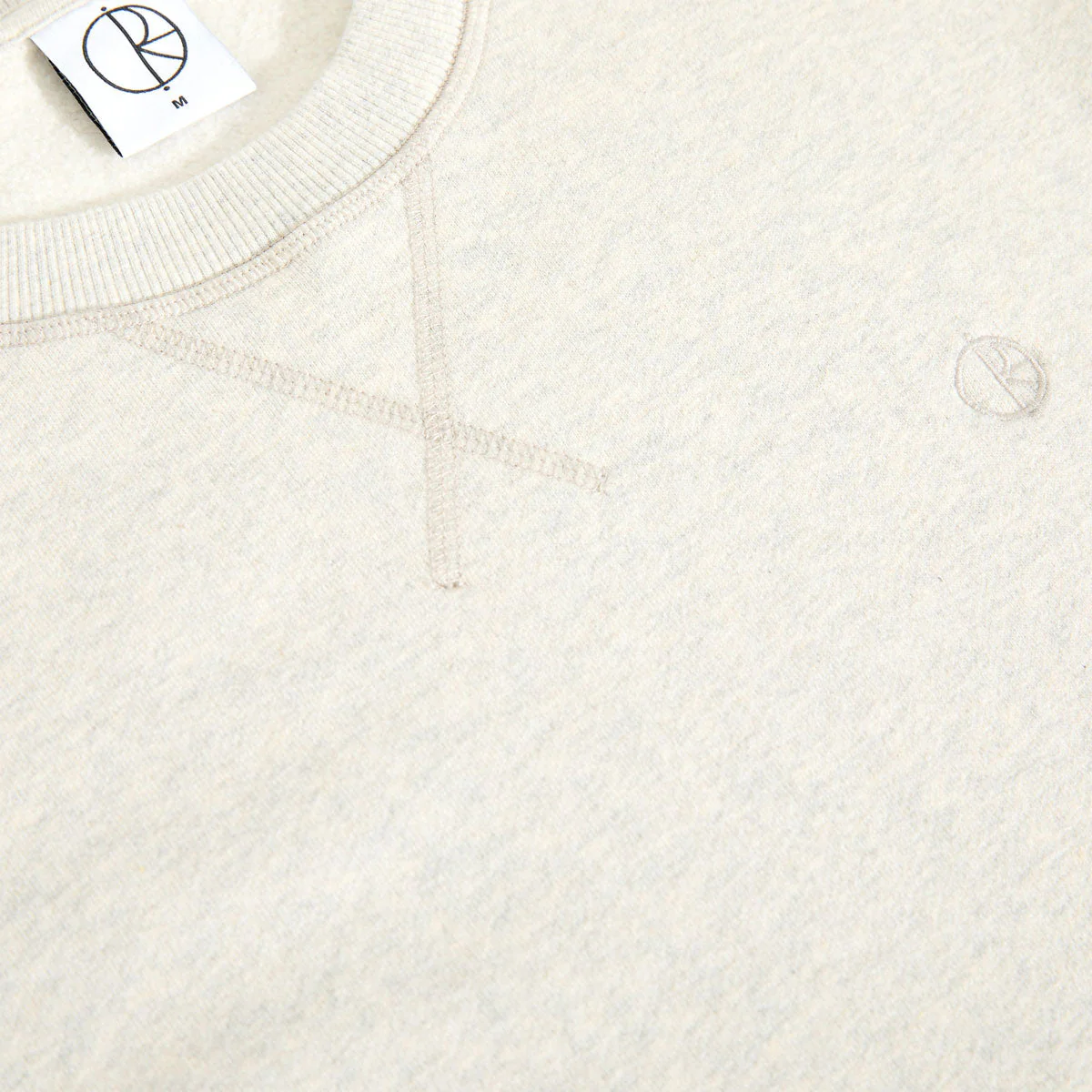 Polar Frankie Crewneck Sweatshirt - Ivory Grey Melange - Image 2
