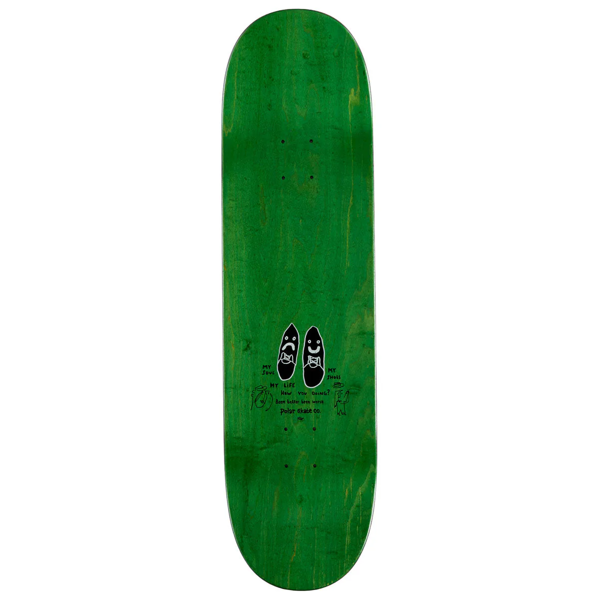 Polar Happy Sad Detroit Skateboard Deck - 8.75" - Image 2