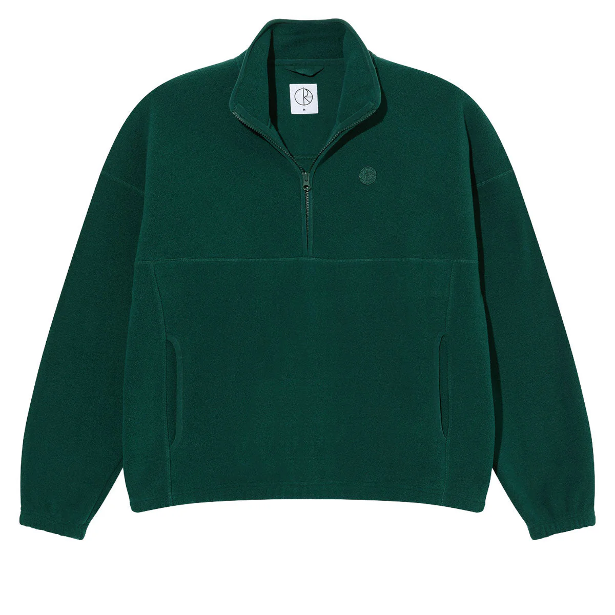 Polar Ivan Half Zip Sweatshirt - Dark Emerald - Image 3