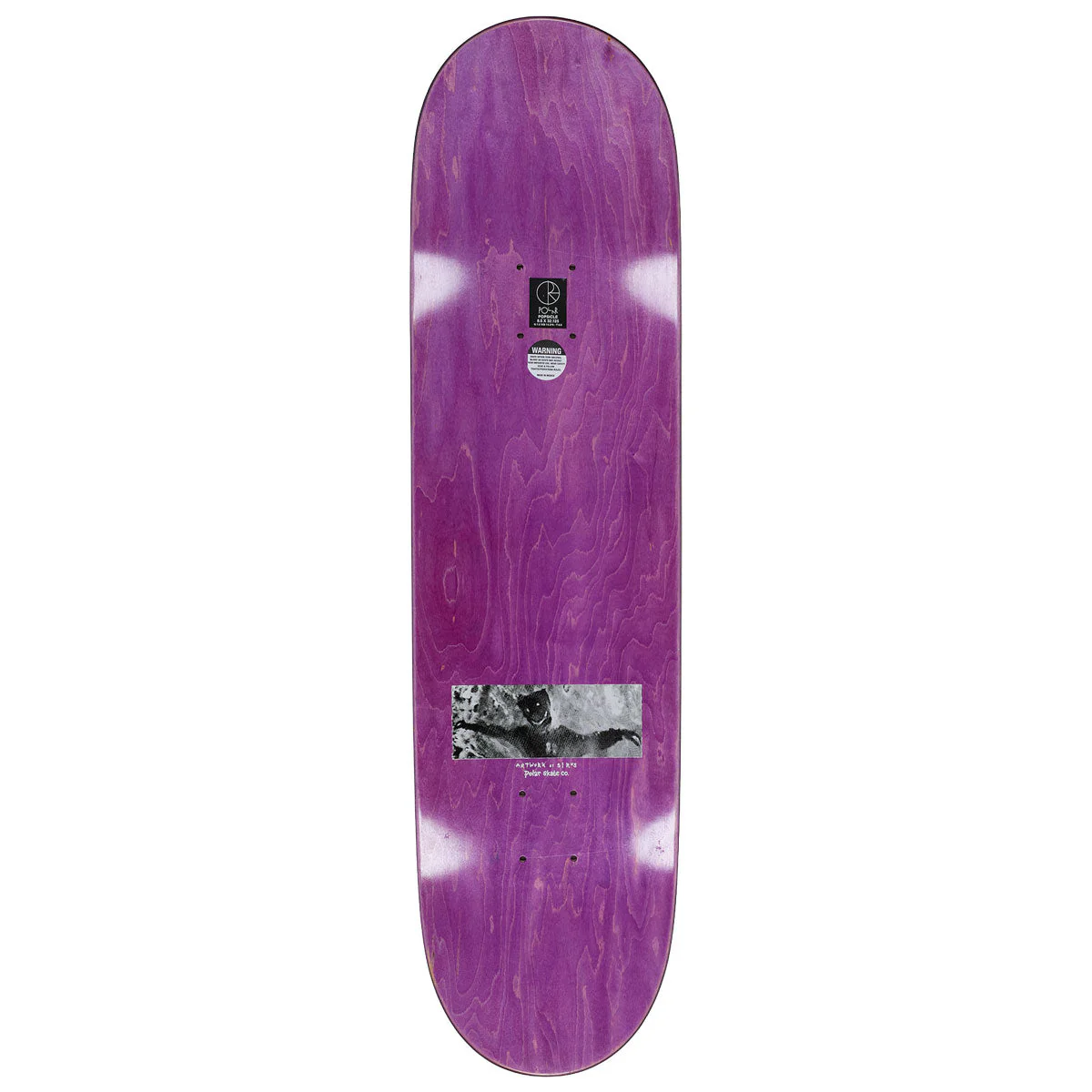 Polar Jamie Platt So Bored Skateboard Complete - Black - 8.50" - Image 2
