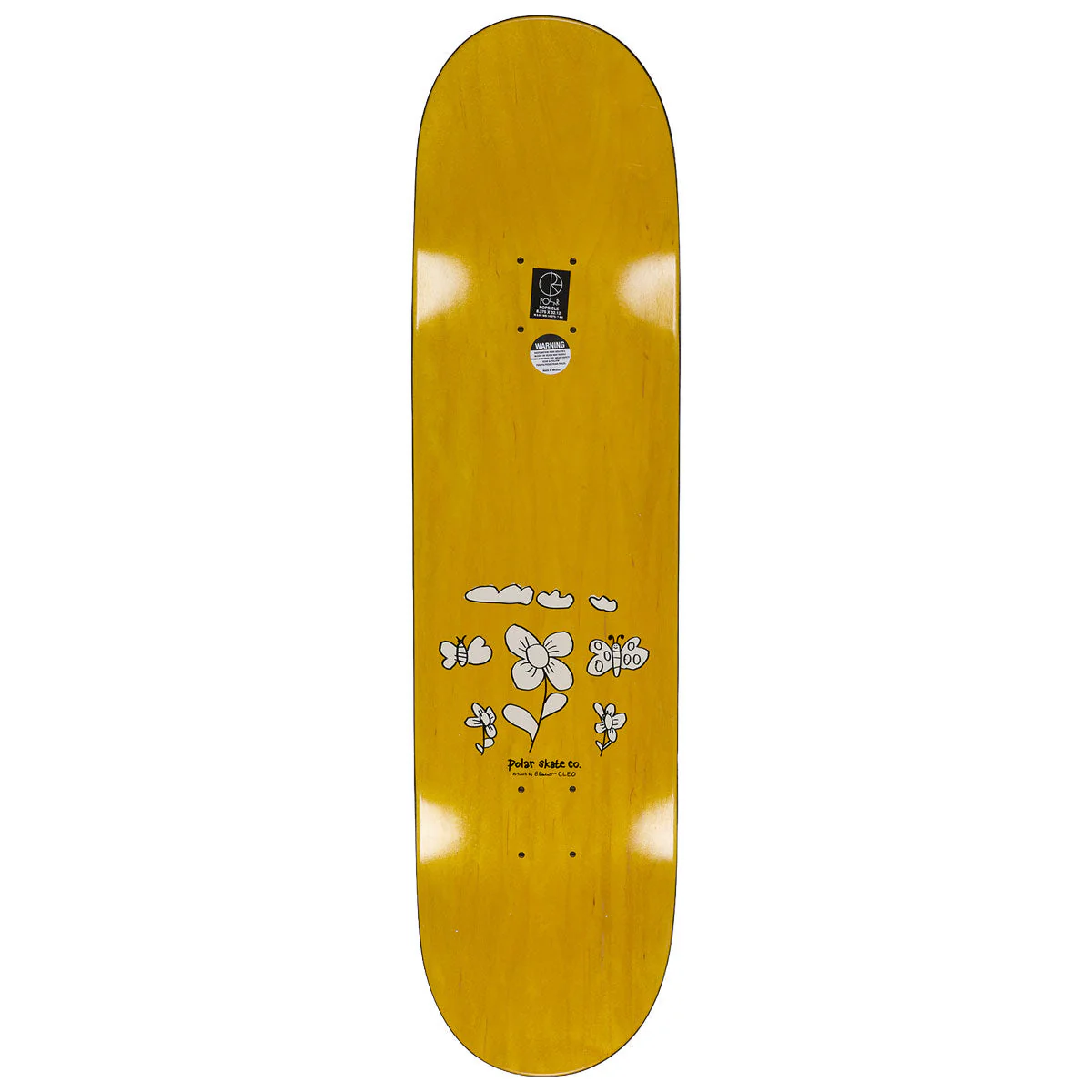 Polar Nick Boserio Cleo & Daisy Short Skateboard Deck - 8.50" - Image 2