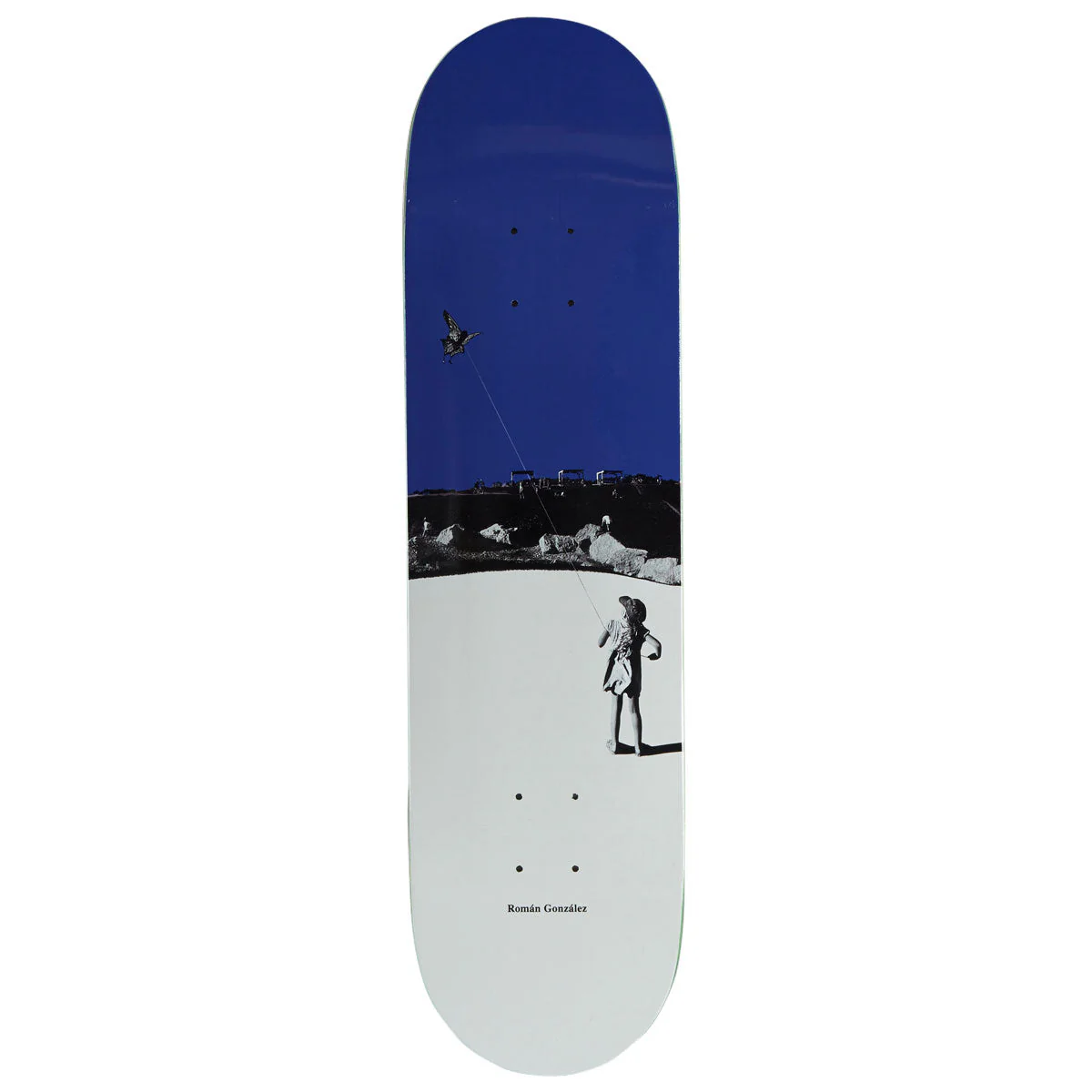 Polar Roman Gonzalez Kite Skateboard Deck - Blue - 8.125"