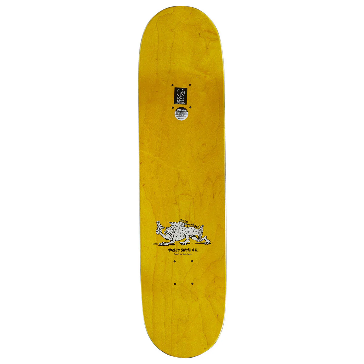 Polar Shin Sanbongi Bongi Boy Skateboard Complete - Yellow - 8.00" - Image 2