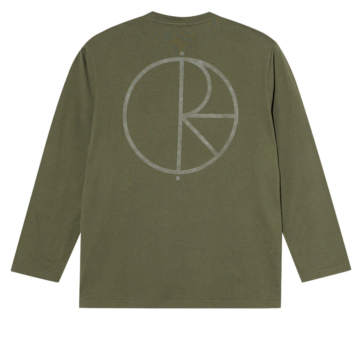 Polar Steve Stroke Logo Long Sleeve T-Shirt - Army Green