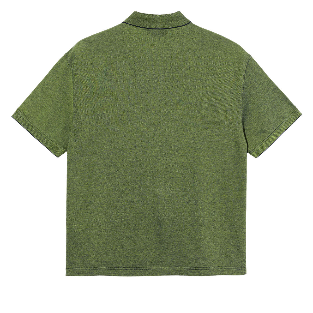 Polar Surf Pique Polo Shirt - Green/Blue - Image 2