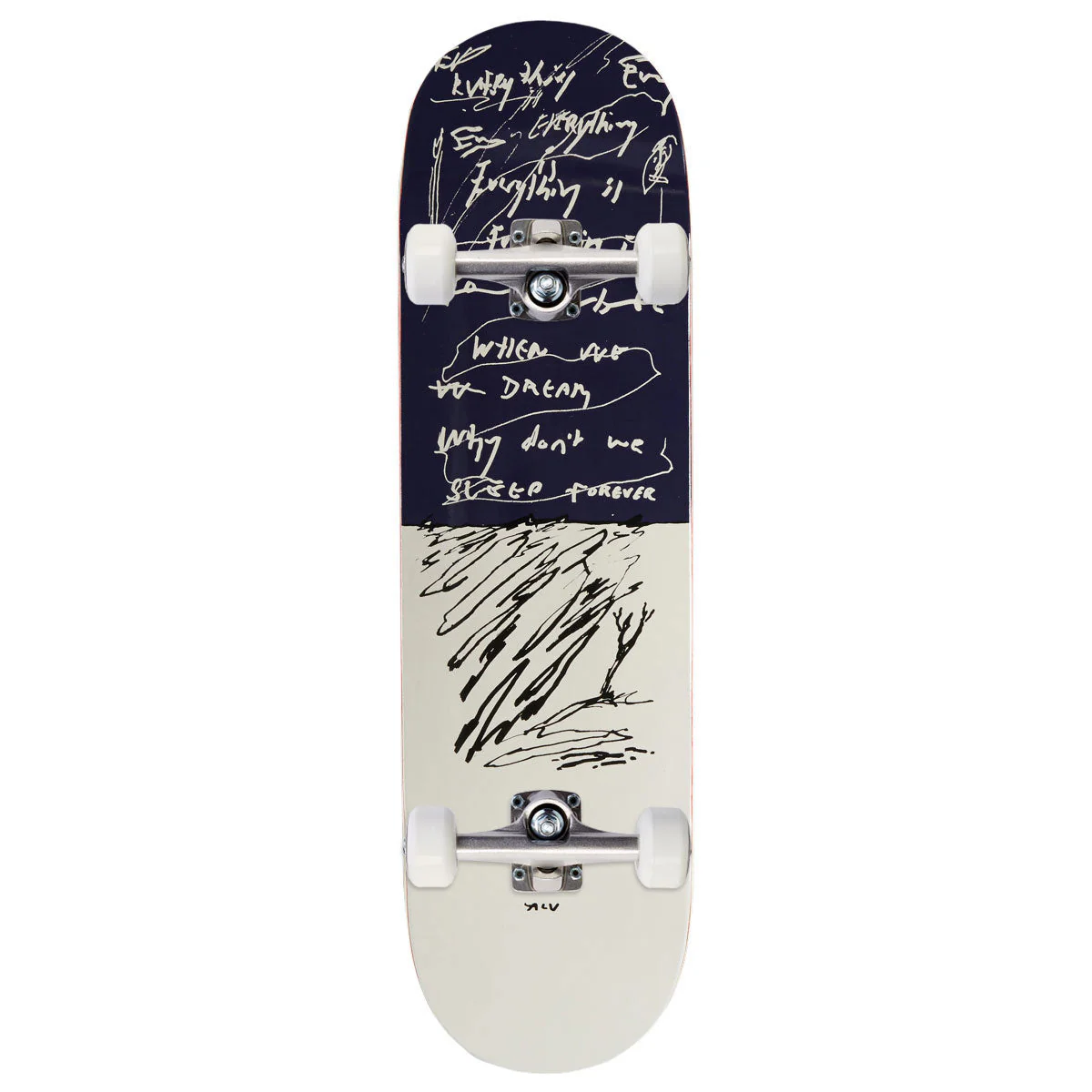 Polar Team Alv Sleep Forever Short Shape Skateboard Complete - 8.625"