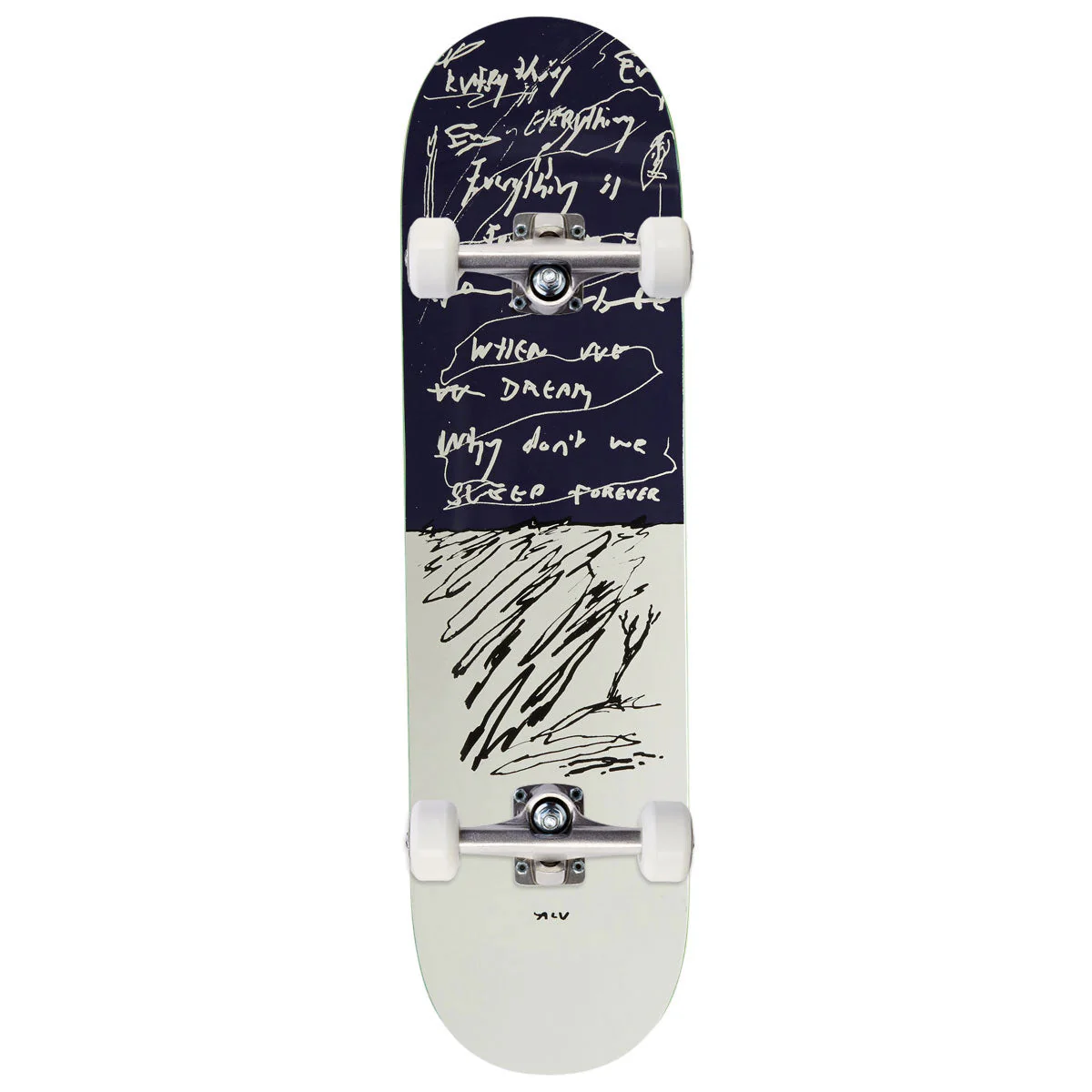 Polar Team Alv Sleep Forever Skateboard Complete - 8.25"