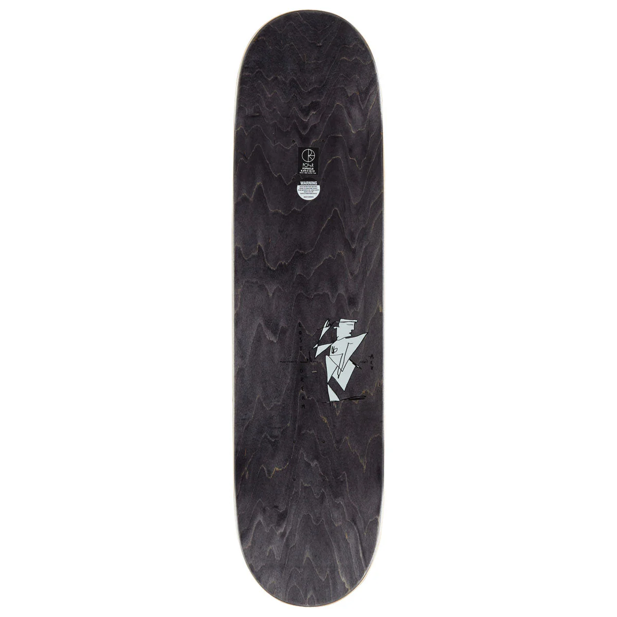 Polar Team Alv Still Pushing Skateboard Deck - 8.375" - Image 2