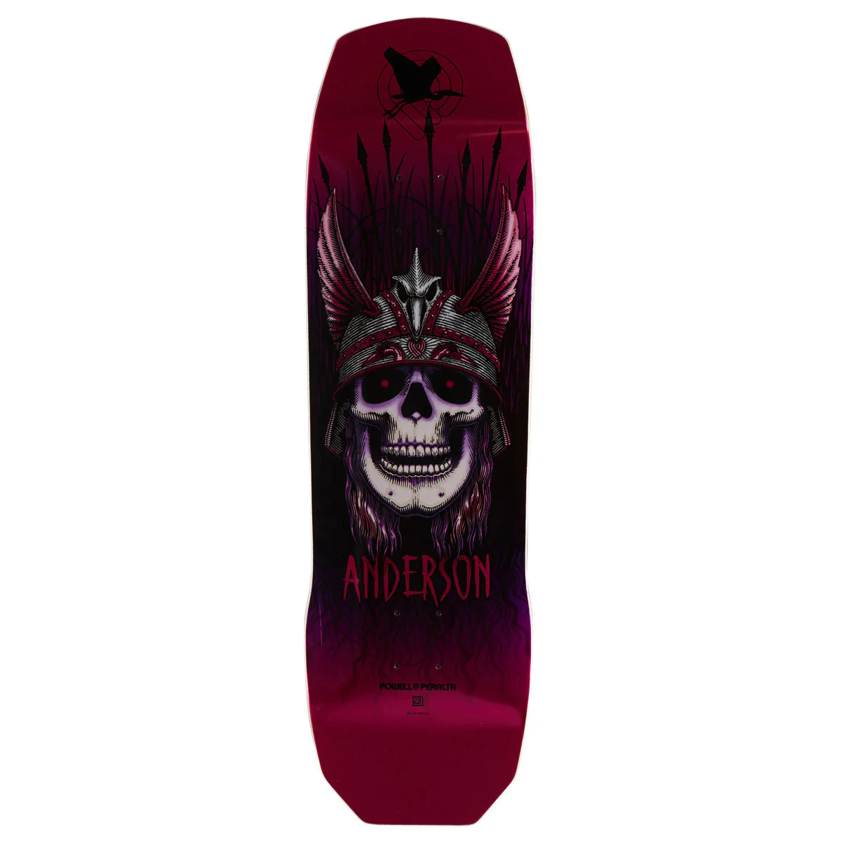 Powell-Peralta Andy Anderson Heron 04 Skateboard Deck - Pink Foil - 9.130"