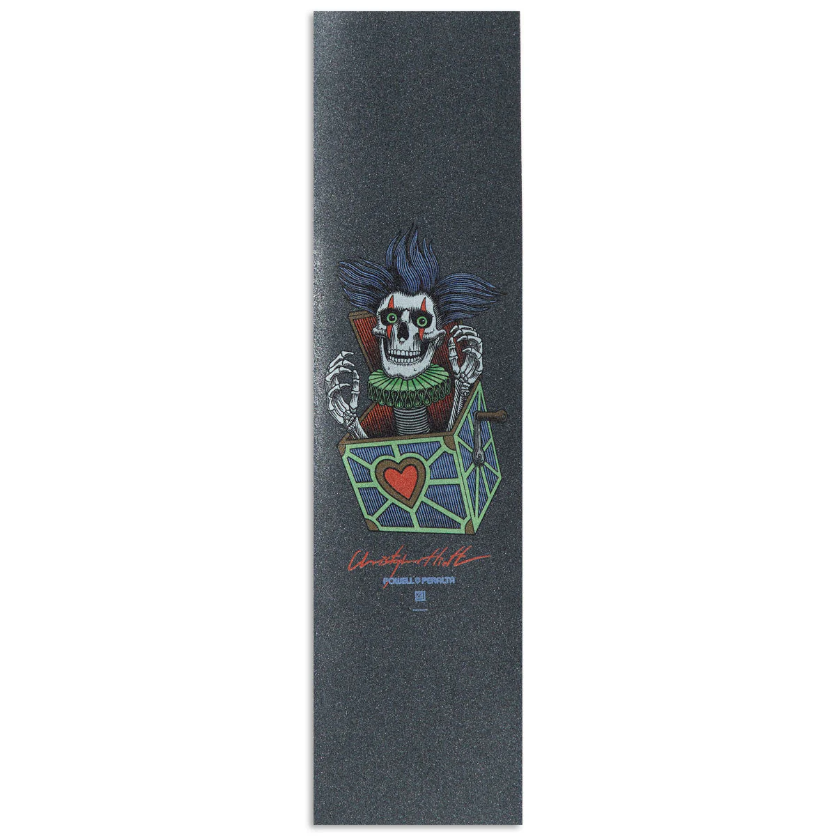 Powell-Peralta Chris Hiett Skull Grip tape - Black - 9.00"
