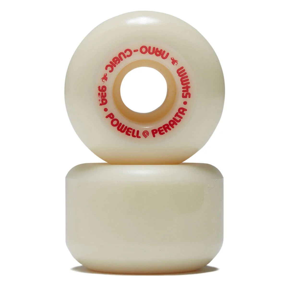 Powell-Peralta Dragon Formula Nano Cubic 93a Skateboard Wheels - Off White - 54mm - Image 2