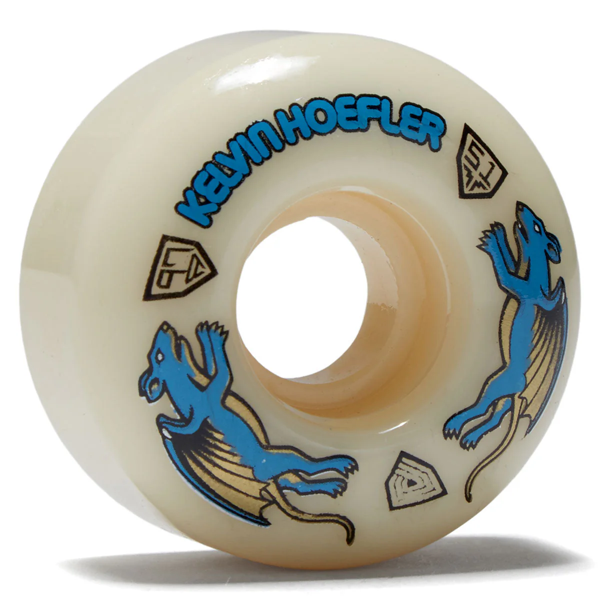 Powell-Peralta Dragon Formula Nano Rat Kelvin Hoefler 97a AV1 Skateboard Wheels - Off White - 51mm