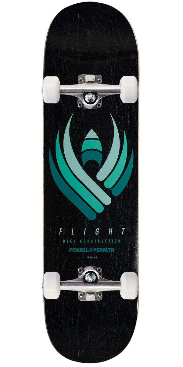 Powell Peralta Flight Retro 2019 Shape 243 Skateboard Complete - Black - 8.25"